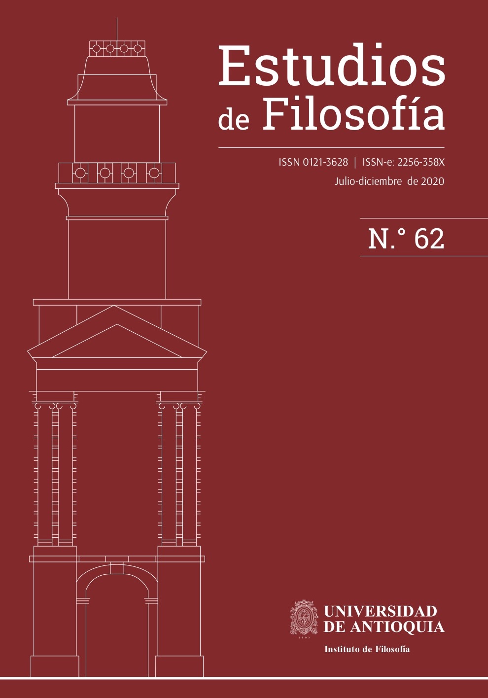 CARATULA ESTUDIOS DE FILOSOFIA 62 1